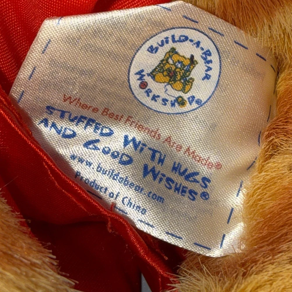 Vintage Build-A-Bear Orange Tabby Cat Stuffed‎ 17